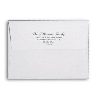 Why is it important to address an envelope correctly? Family Name | Simple Return Address Envelope | Zazzle.com | Addressing envelopes, Custom printed ...