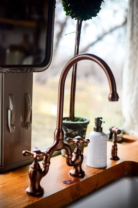 Shop statement pieces that are functional, efficient yet stylish and beautiful. Cottage Kitchen | Copper faucet, Faucet, Commercial faucets