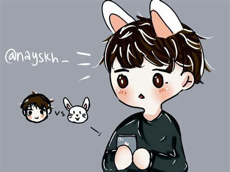 Kamu tidak pernah gagal tampak lucu di mataku, juan. Who's cute me or bunny? | Kookie n yoongi | BTS ARMY ...