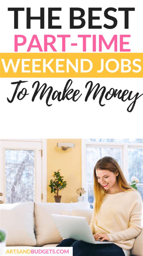 12 Weekend Part-time Jobs That Pay Up To $45 Per Hour - Arts and Budgets
