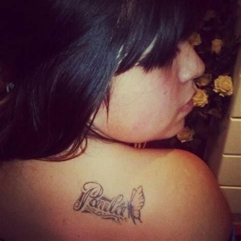 Tatuaje de angel con la palabra madre y la fecha de fallecimiento. El NOMBRE de mi Madre Mee Qedo Hermoso!! y Con Una ...