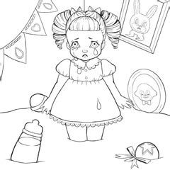 The book contains pages from the cry baby storybook, as well as the deluxe song illustrations. Melanie martinez crybaby coloring book > golfschule ...