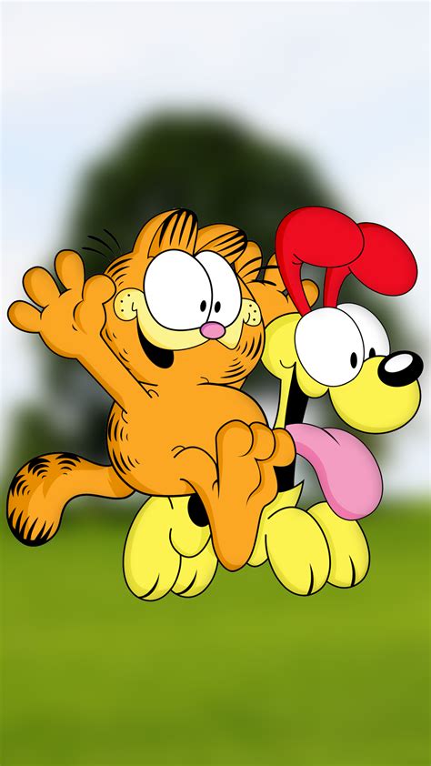 Ultra HD Garfield Cartoon Wallpaper For Your Mobile Phone 0108