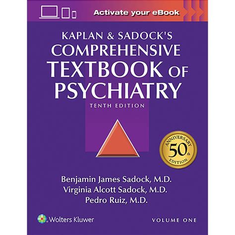 Kaplan and Sadock´s Comprehensive Textbook of Psychiatry 10th ed.