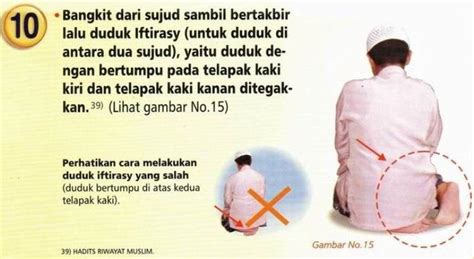 Karena itu, sujud dan duduk di antara dua sujud tidak boleh ditinggalkan dalam sholat, karena ini adalah rukun sholat. Tuntunan Sholat: Doa Atau Bacaan Ketika Duduk Diantara Dua ...