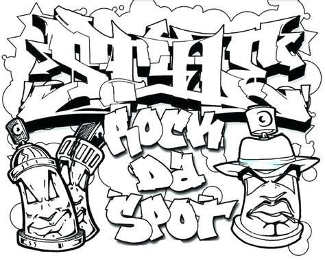 Over 300 fun coloring pages with graffiti street art such as letters, drawings, fonts, quotes and more! Cool Graffiti Coloring Pages at GetColorings.com | Free ...