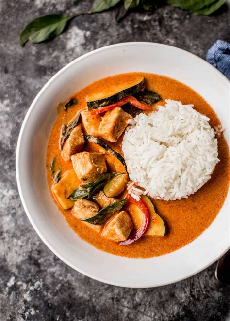 Thai basil looks like normal basil but has. Thai Red Curry with Chicken | Recipe | Easy chicken ...