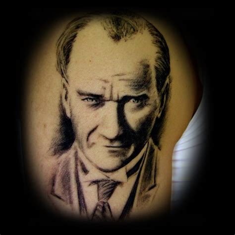 Yaşının anısına yapılan atatürk dövmesi. Erdoğan Çavdar Dövmeleri - Atatürk Dövmesi / Atatürk Tatto ...