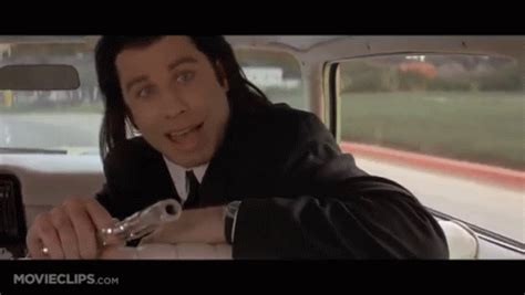 Pulp fiction john travolta confused scene. Pulp Fiction Car Scene GIFs | Tenor