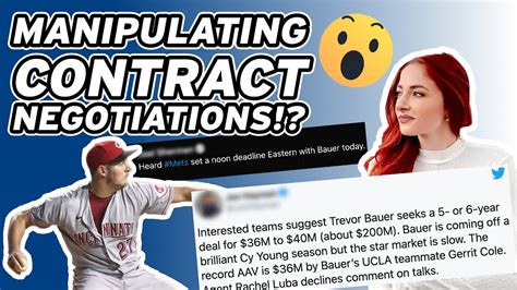 Can trevor bauer make it to opening day without a major twitter crisis? How Media MANIPULATES Contract Negotiations | Trevor Bauer ...