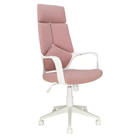 I did order gold wheels for it though to make it a bit more fancy. Buy Habitat Alma High Back Ergonomic Office Chair - Pink ...