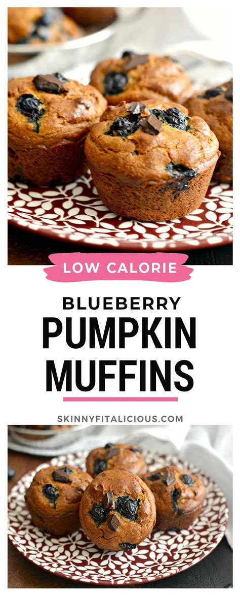 Low fat blueberry desserts : Pumpkin Blueberry Muffins in 2020 | Low calorie muffins ...