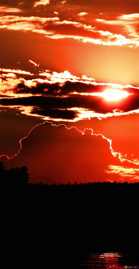 Download free picture Beautiful red sunset on CC-BY License ~ Free Image Stock tOrange.biz ~ fx ...