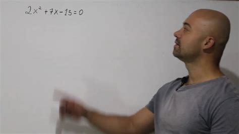 In general, you know how many solutions an equation has by counting them. Quadratic Equation two Solutions | 2x² +7x -15 = 0 - YouTube