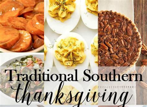 These deep south dishes include favorites from louisiana, bbq, seafood, chicken, and many every sunday my mom would make a bigger than usual dinner, and it was always very southern. Traditional Southern Thanksgiving Menu | Just Destiny