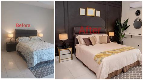 Dekorasi bilik tidur dengan bajet rm600, dalam masa 2 hari je siap! Idea Deko Bilik Tidur Tema Hitam & Gold Yang Sangat 'Wow ...