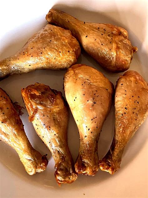 Serve with onion rings, mint chutney, dip or good old ketchup. Air Fryer Chicken Legs - Melanie Cooks