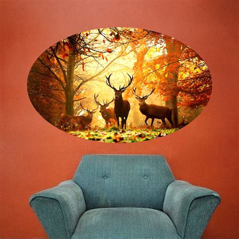 Your walls add a unique look. Deer Head Decal Design - Wall Murals - Prime Decals