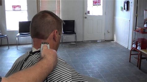 The short, conservative businessman's haircut that suits the office setting is characterized by a tapered cut on the back and sides. 2 and 3 buzz police officer hair cut barber style - YouTube