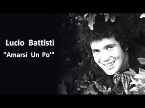 The episode is named after the most sonically important song of the season, from italian pop star lucio battisti, who'd never been licensed outside of italy. Lucio Battisti - Amarsi Un Po' (Video karaoke) - YouTube