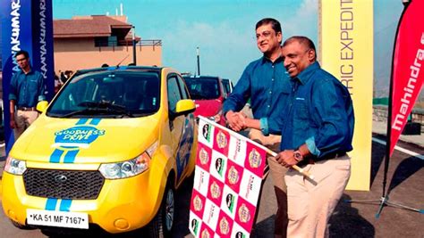Mahindra Reva flags off India's first electric vehicle ...