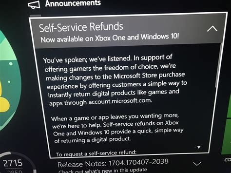 Maybe you would like to learn more about one of these? Microsoft introduces 'self-service refunds' for games and ...