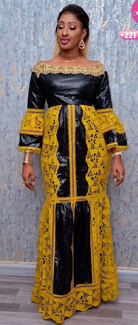 Free returns and shipping to europe for orders over €200/£200. Dakar Bazin et drodé | Modele de robe africaine, Mode ...