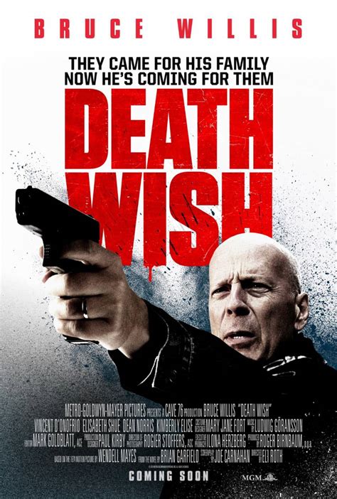 If that's their only achievement, it's a significant if. Death Wish (2018) Poster #2 - Trailer Addict