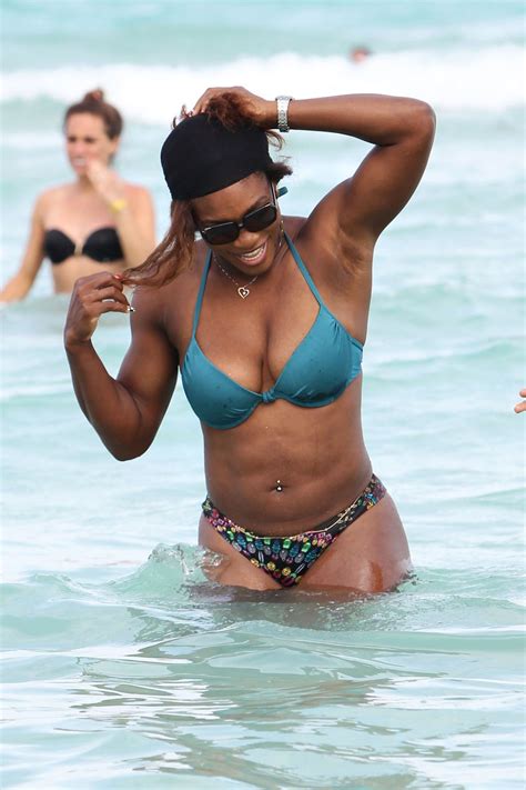 Featuring bold and inspired dresses, tops, bottoms and denim for the multidimensional individual. Serena Williams With a Friend on Miami Beach - April 2014