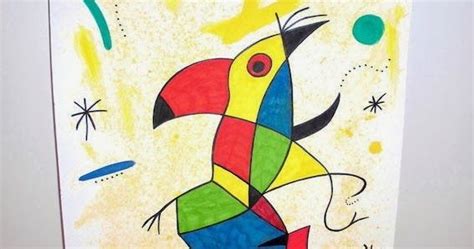 Das fundació joan miró wurde am 10. Der singende Fisch - Joan Miró | Kunst grundschule ...