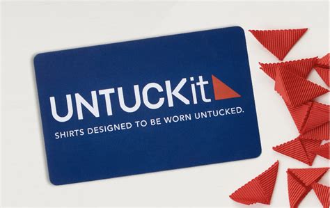 A gift card is a special type of product. UNTUCKit Gift Cards