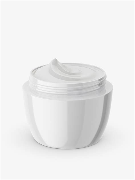 Download Cosmetic cream mockup / opened - Smarty Mockups
