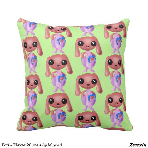 I have a scar on my head from my mom throwing her chancla at me when i was boy. Toti - Throw Pillow + | Zazzle.com | Throw pillows ...