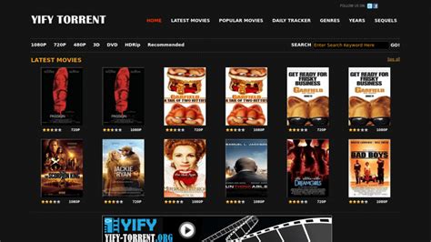 YIFY - YTS Proxy, Torrents and Official Movie Websites (100 % Working)
