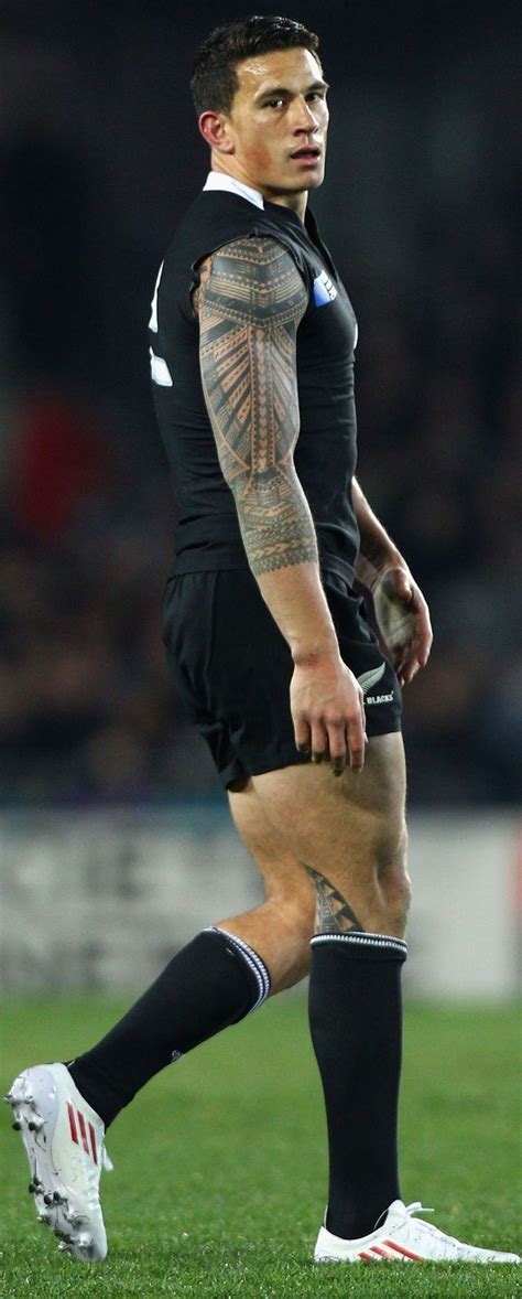 Im sick of listening to someone else's propaganda! Sonny Bill Williams, one of the few men who look better ...