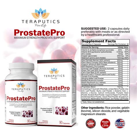 The latest studies suggest that vitamins a, c, d and e may also be beneficial in helping reverse hair loss. ProstatePro - 33 Herbs Saw Palmetto Prostate Health ...