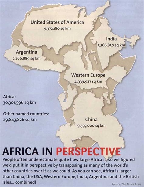 The sahara desert is located in north africa. Africa Is Bigger Than You Think