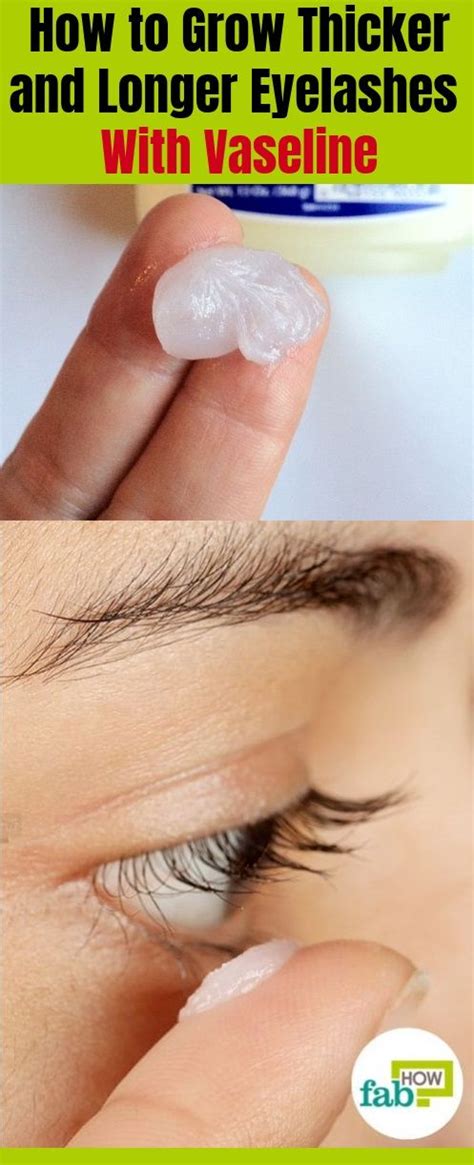 Thousands of people have commented on social media that it makes a. How to Grow Thicker and Longer Eyelashes With Vaseline In ...
