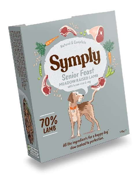 Learn more about this dog food brand through our comprehensive heart to tail dog food review. Symply Senior Feast 395g Wet Dog Food Trays