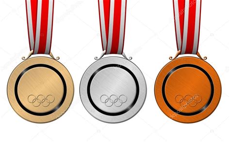 Polscy twórcy zdobyli w nich osiem medali. Medale olimpijskie — Zdjęcie stockowe © galdzer #6195053