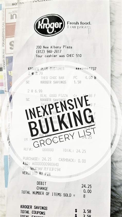 Every person has their own daily calorie needs. Clean Bulking Grocery List | Lean bulk meal plan, Bulking ...