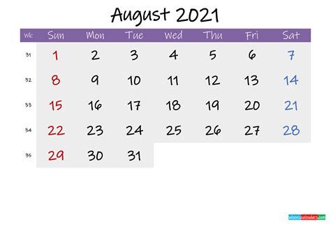 If you are looking for 2021 calendar of august with holidays, here are some new ones amongst printable january 2021 months calendars that you can. 2021 Calendar Templates Editable By Word - Editable August 2021 Calendar Word Template No ...