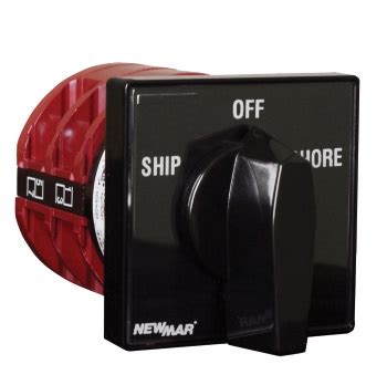 Shore power generator selector switch. Departments - Newmar AC Source Selector Switch "SHIP-OFF ...