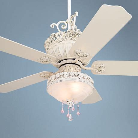 That means basic white walls and ceilings, along with simple flooring, like hardwood. 52" Casa Chic Ceiling Fan with Pretty and Pink Light Kit ...