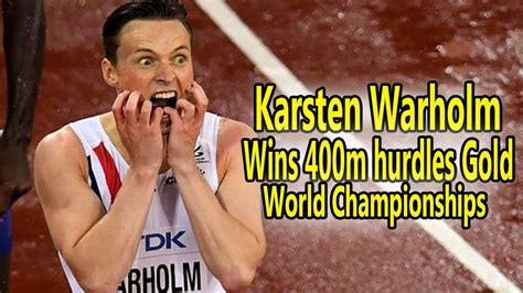 Karsten warholm er en ung og fremadstormende friidrettsutøver som allerede har. Norway's Karsten Warholm wins 400m hurdles Gold in London ...