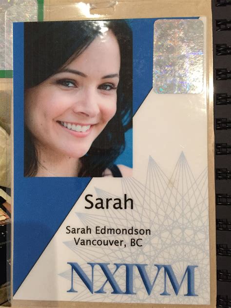 Sarah edmondson was a struggling actress when she became fascinated with the edmondson—who estimates she helped recruit 2,000 members during her 12 years with nxivm—is. Comment j'ai rejoint une société secrète qui m'a mutilée ...