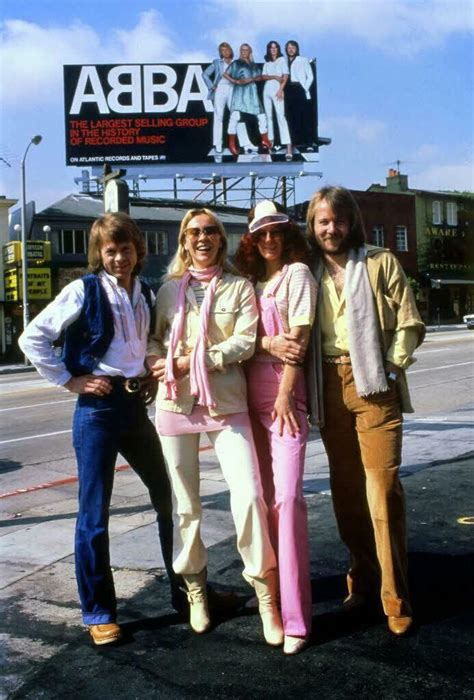 Your information will never be sold, and you can unsubscribe at any time. ABBA in front of their billboard on Sunset Strip in 1978 ...