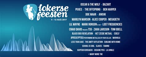 Je koopt een ticket per bubbel van 4. Arsenal en Air op Lokerse Feesten 2017