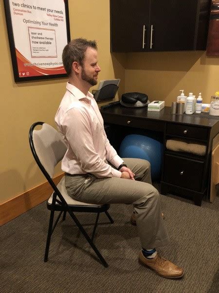 Sit all the way back in your seat, keeping your upper back in contact with the backrest. The Great Posture Myth - Thrive Now Physiotherapy