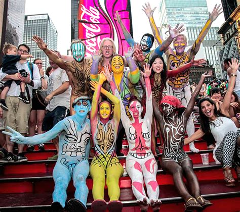 Body painting is a form of art that uses washable materials, therefore, it can be removed immediately. Get Ready for ~ Body Painting Day NYC 2019 ~ with Human ...